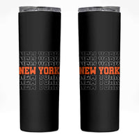 Vintage New York Skinny Tumbler Name Retro Design