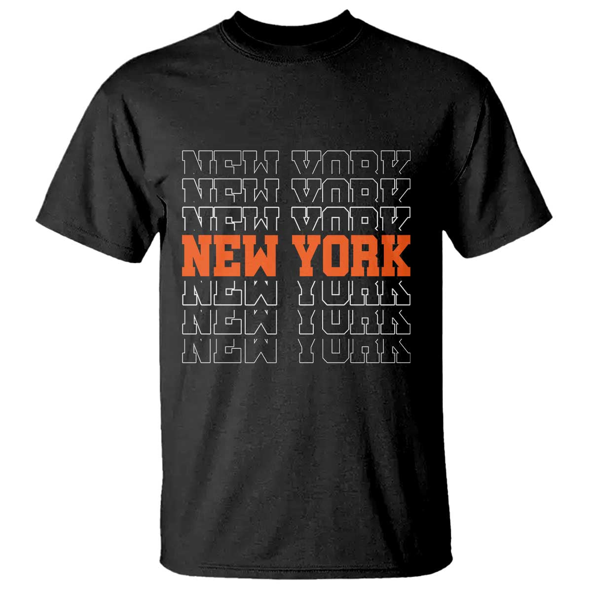 Vintage New York T Shirt Name Retro Design