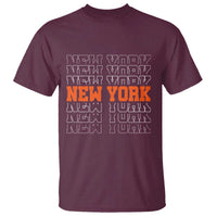 Vintage New York T Shirt Name Retro Design