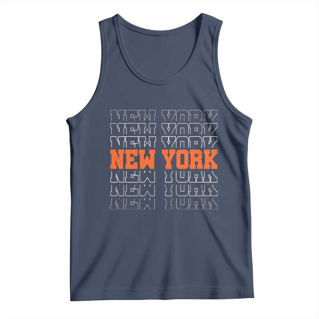 Vintage New York Tank Top Name Retro Design