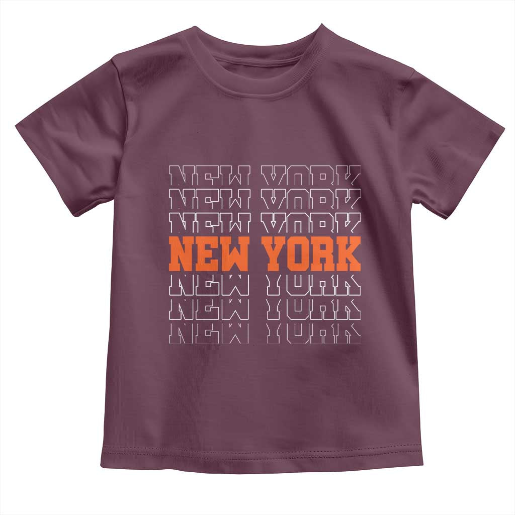 Vintage New York Toddler T Shirt Name Retro Design