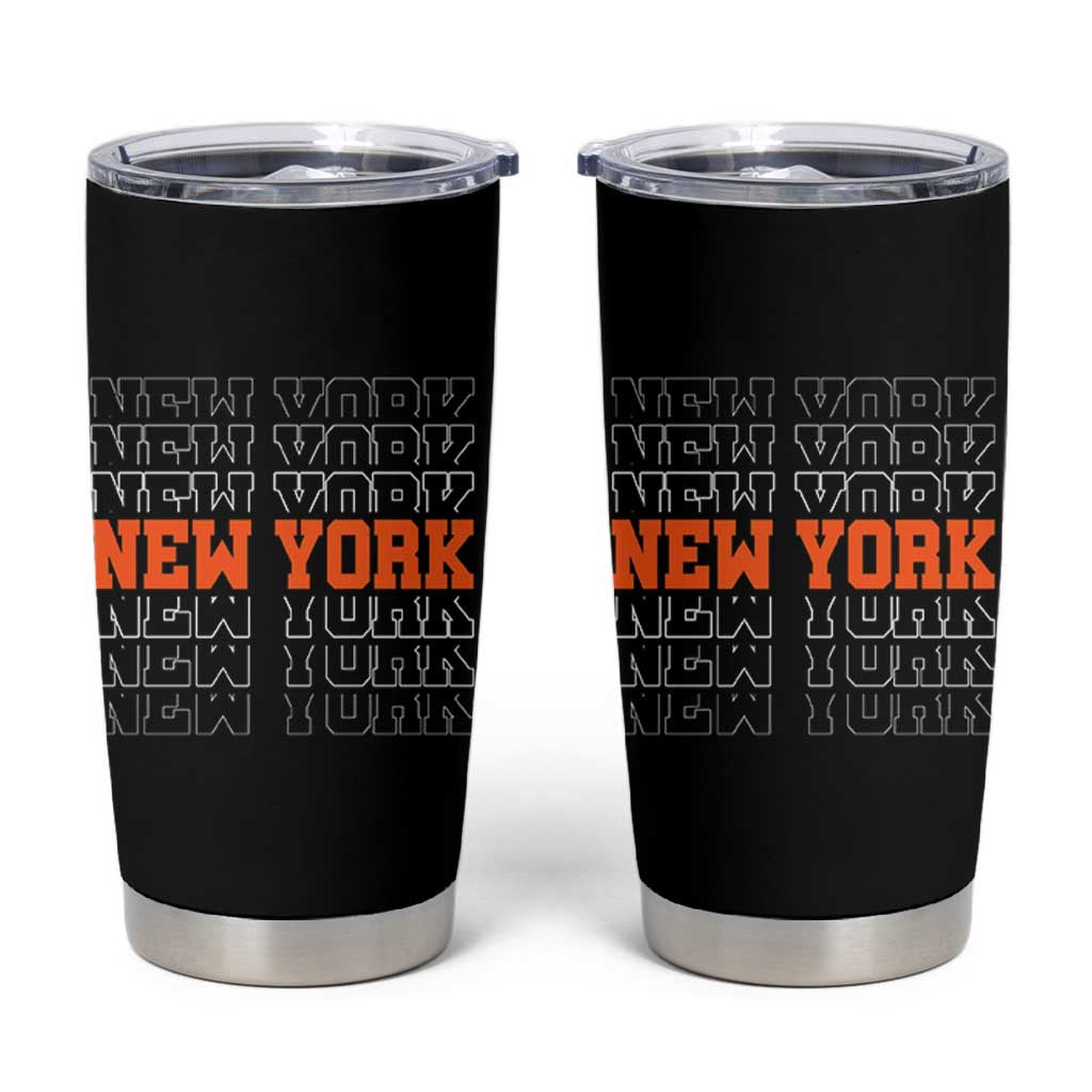 Vintage New York Tumbler Cup Name Retro Design