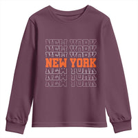 Vintage New York Youth Sweatshirt Name Retro Design