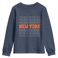 Vintage New York Youth Sweatshirt Name Retro Design