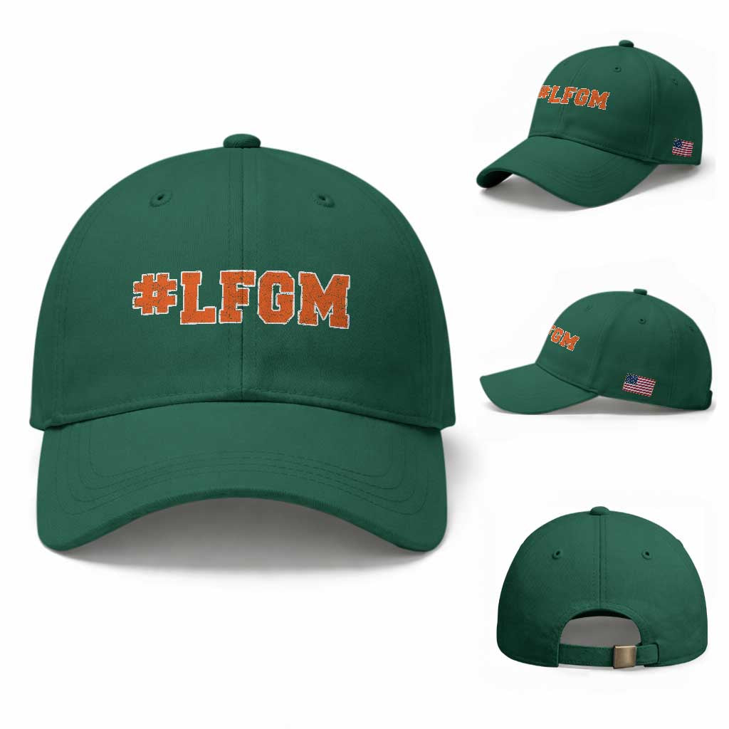 LFGM Baseball Cap Vintage Retro Throwback Design