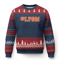 LFGM Ugly Christmas Sweater Vintage Retro Throwback Design