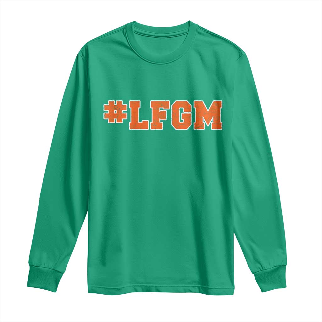 LFGM Long Sleeve Shirt Vintage Retro Throwback Design