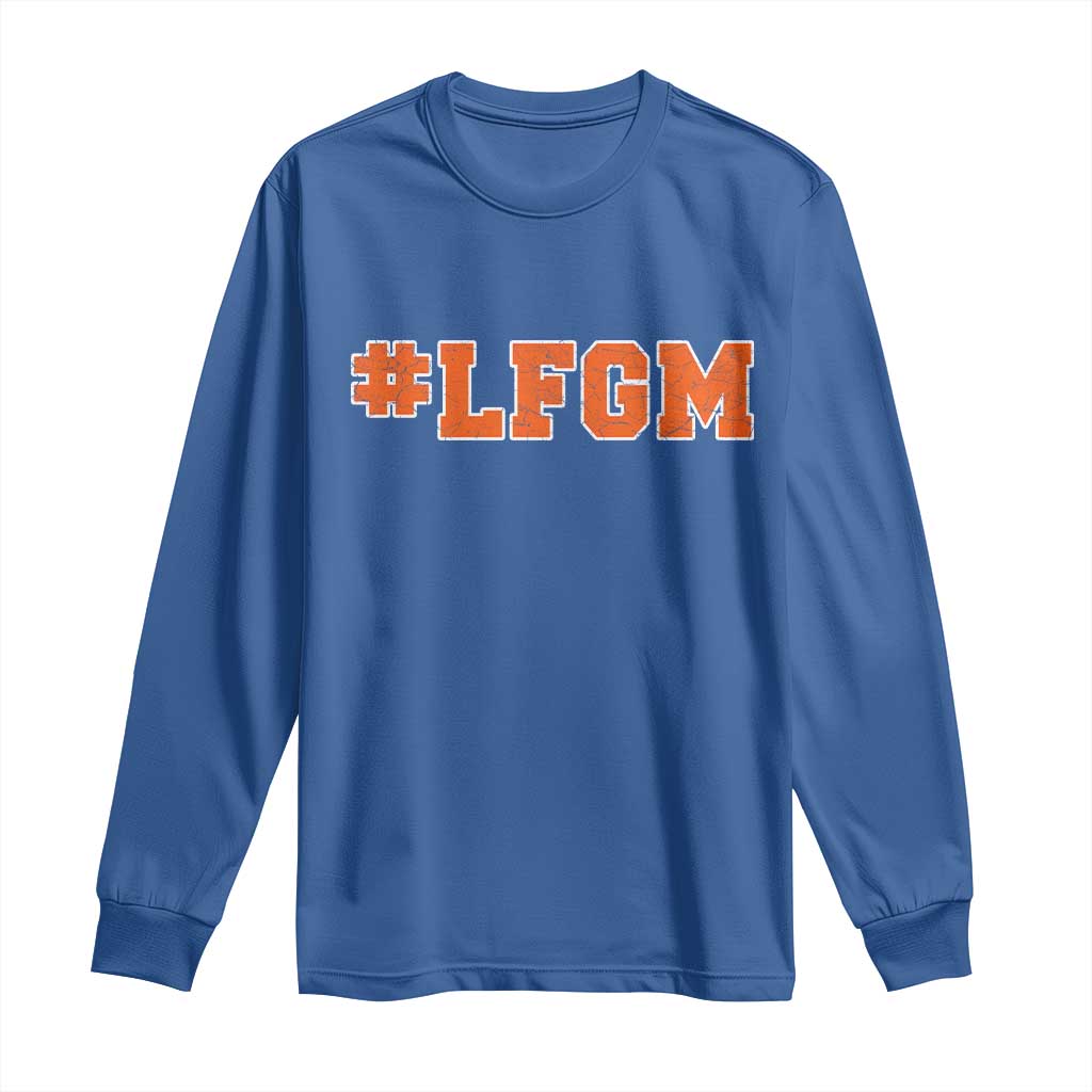LFGM Long Sleeve Shirt Vintage Retro Throwback Design