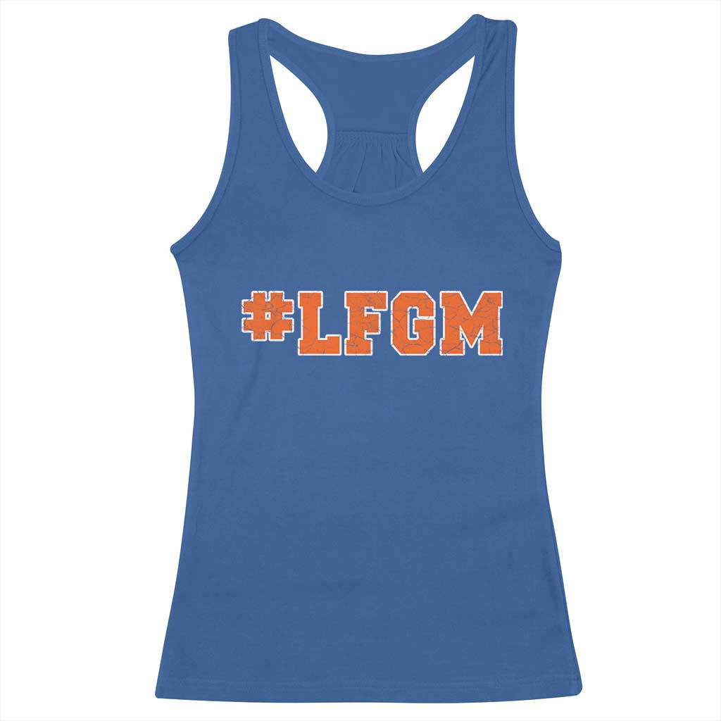 LFGM Racerback Tank Top Vintage Retro Throwback Design
