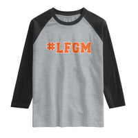 LFGM Raglan Shirt Vintage Retro Throwback Design