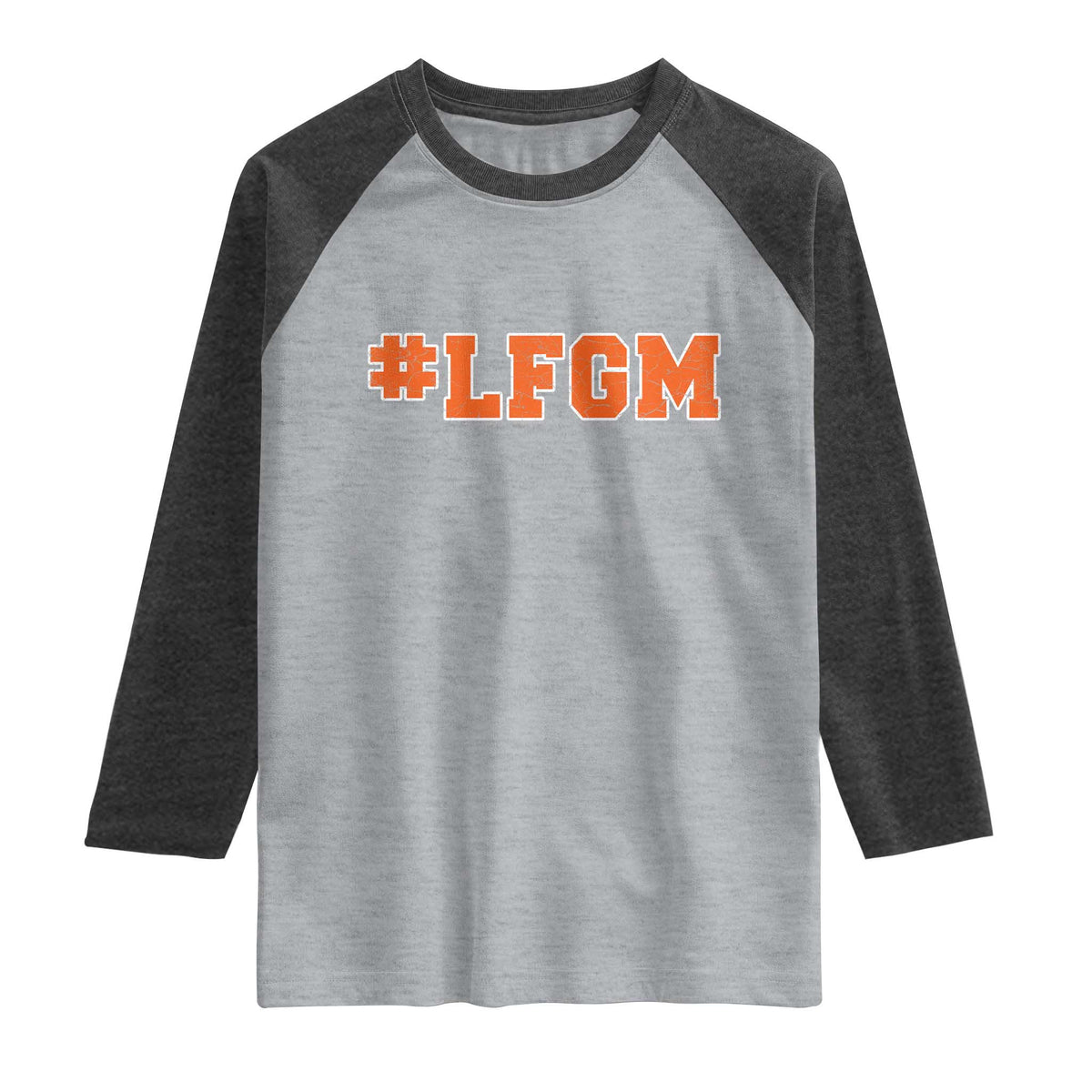 LFGM Raglan Shirt Vintage Retro Throwback Design