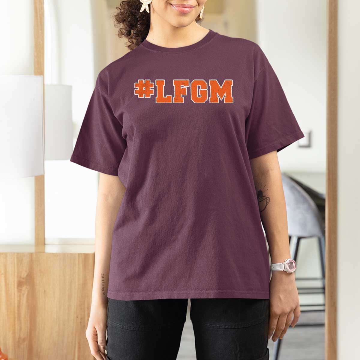 LFGM T Shirt For Women Vintage Retro Throwback Design