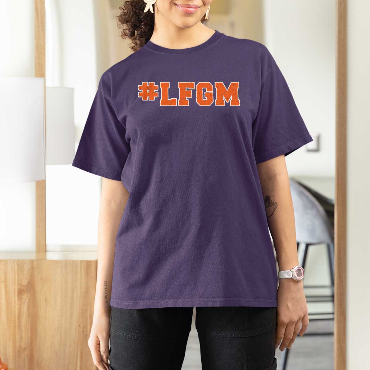 LFGM T Shirt For Women Vintage Retro Throwback Design