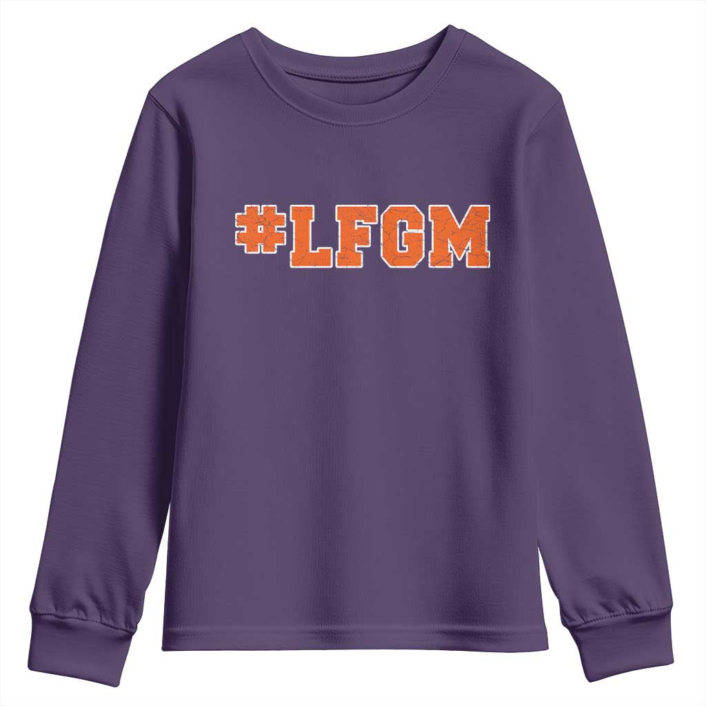 LFGM Youth Sweatshirt Vintage Retro Throwback Design