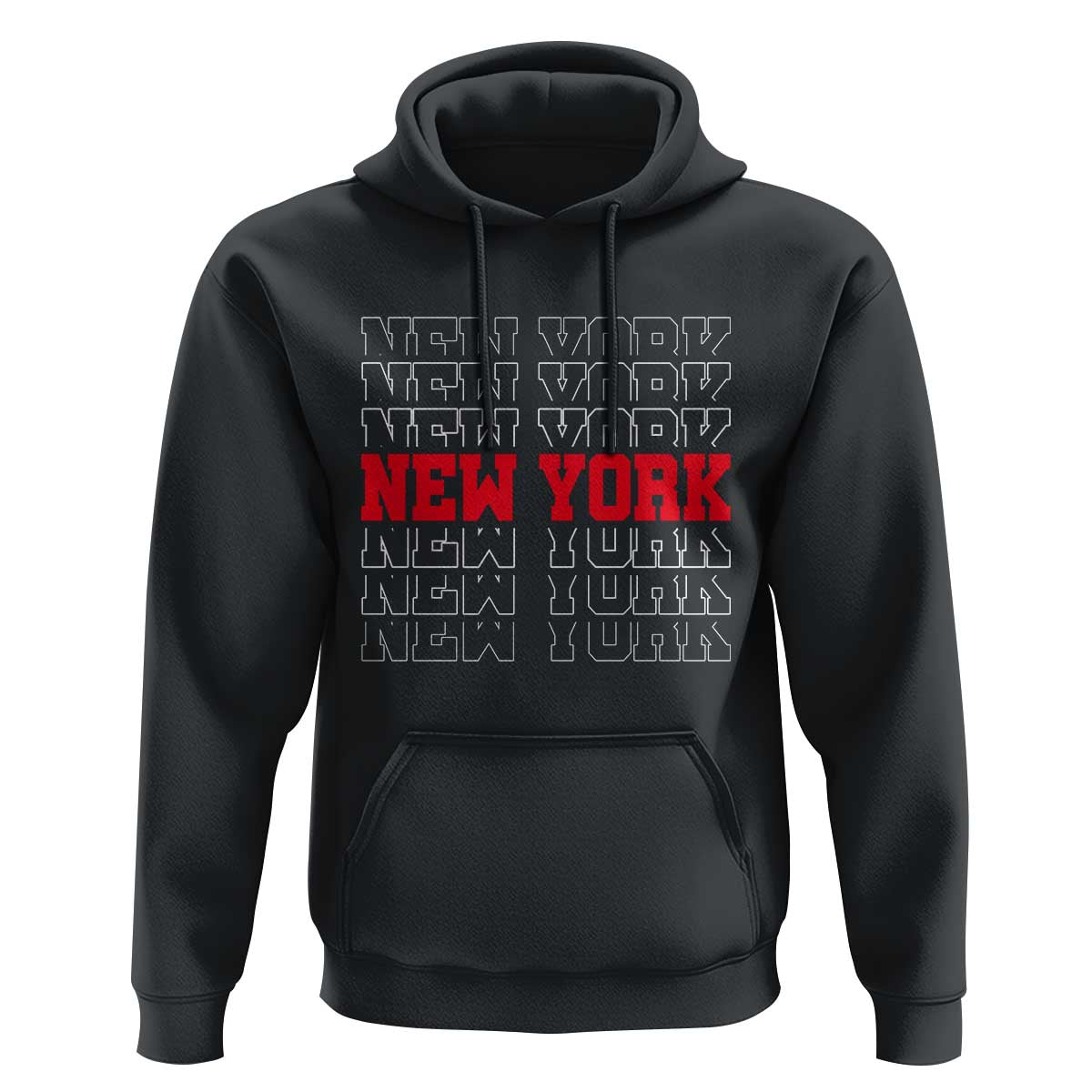 New York Vintage Hoodie State Pride Classic Throwback Design