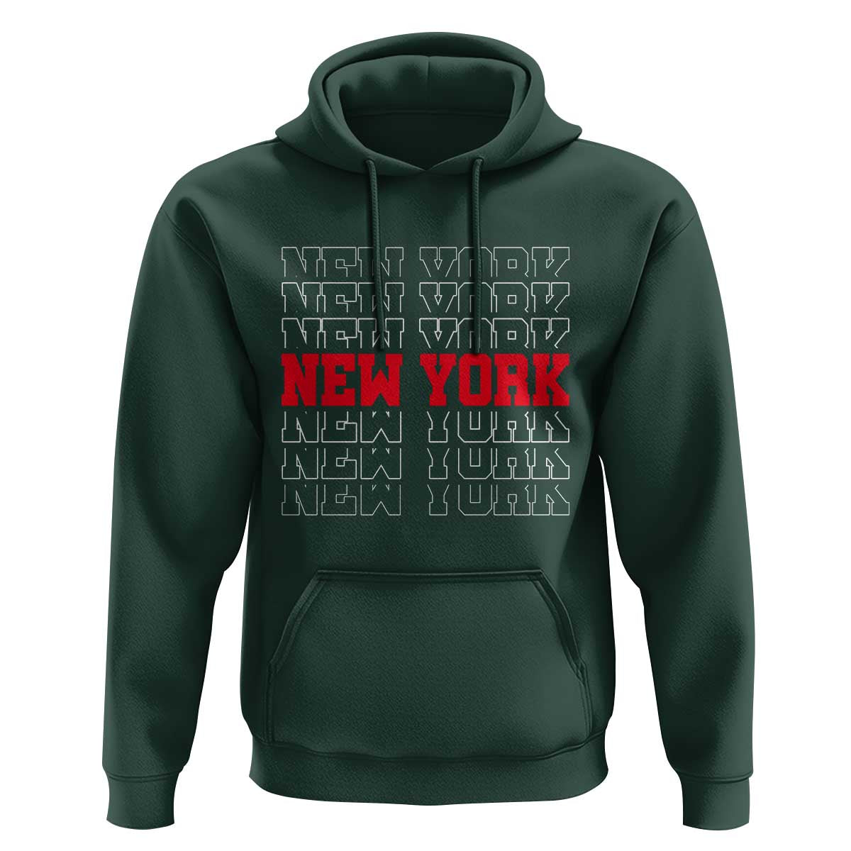 New York Vintage Hoodie State Pride Classic Throwback Design