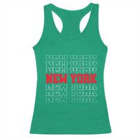 New York Vintage Racerback Tank Top State Pride Classic Throwback Design
