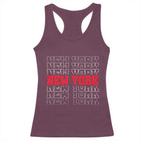 New York Vintage Racerback Tank Top State Pride Classic Throwback Design
