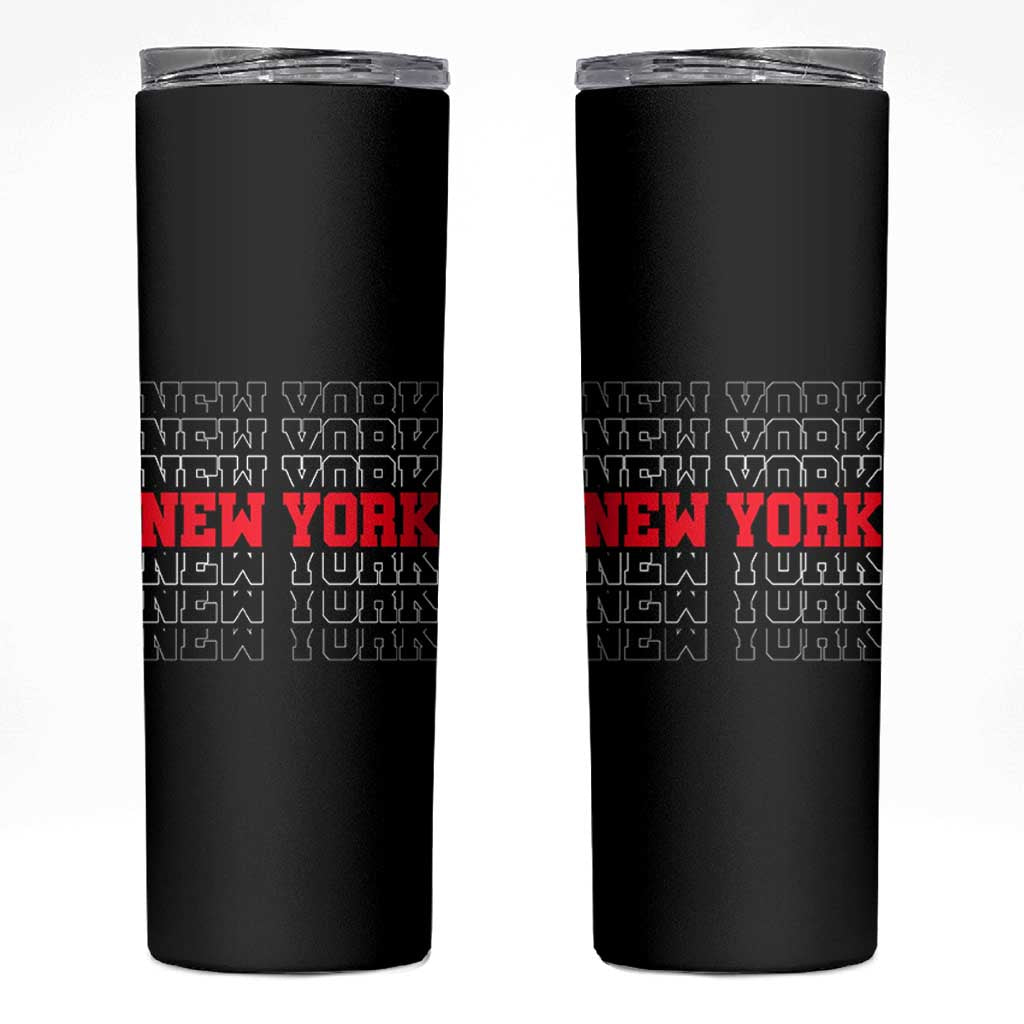 New York Vintage Skinny Tumbler State Pride Classic Throwback Design