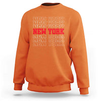 New York Vintage Sweatshirt State Pride Classic Throwback Design