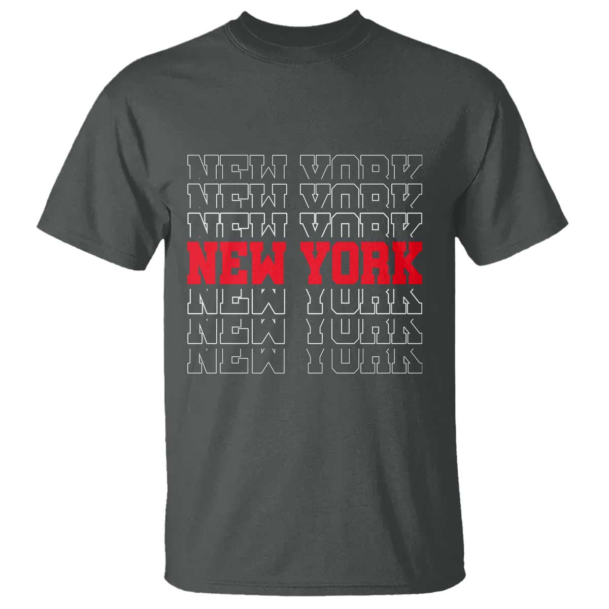 New York Vintage T Shirt State Pride Classic Throwback Design
