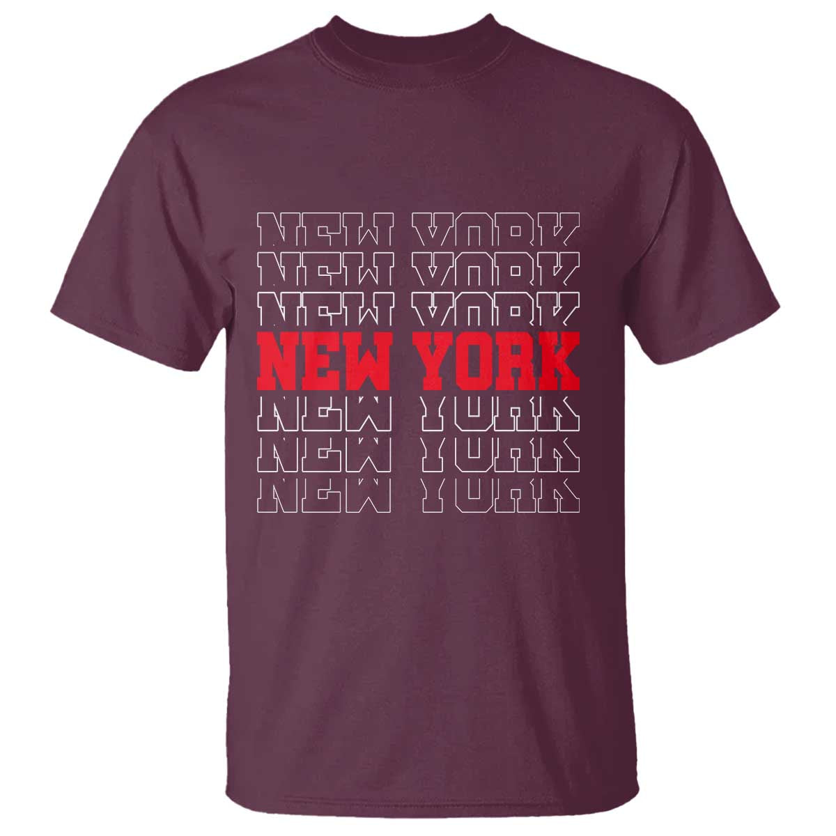 New York Vintage T Shirt State Pride Classic Throwback Design