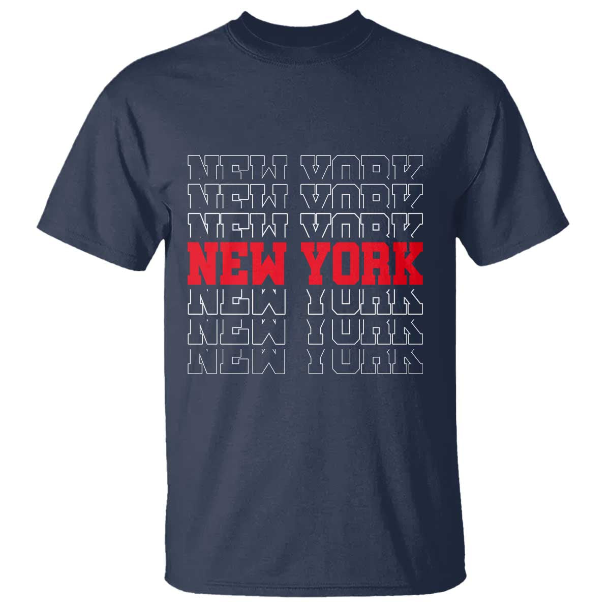 New York Vintage T Shirt State Pride Classic Throwback Design