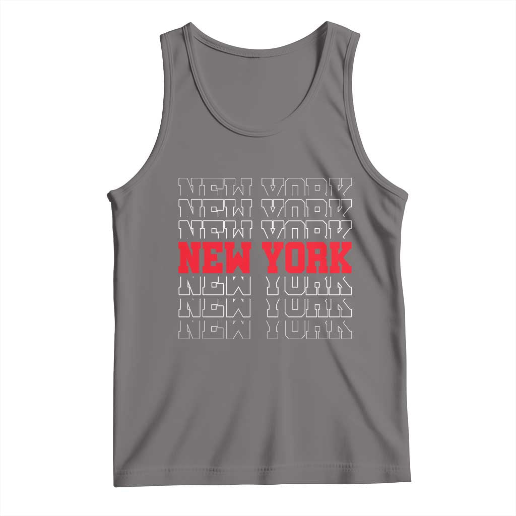 New York Vintage Tank Top State Pride Classic Throwback Design