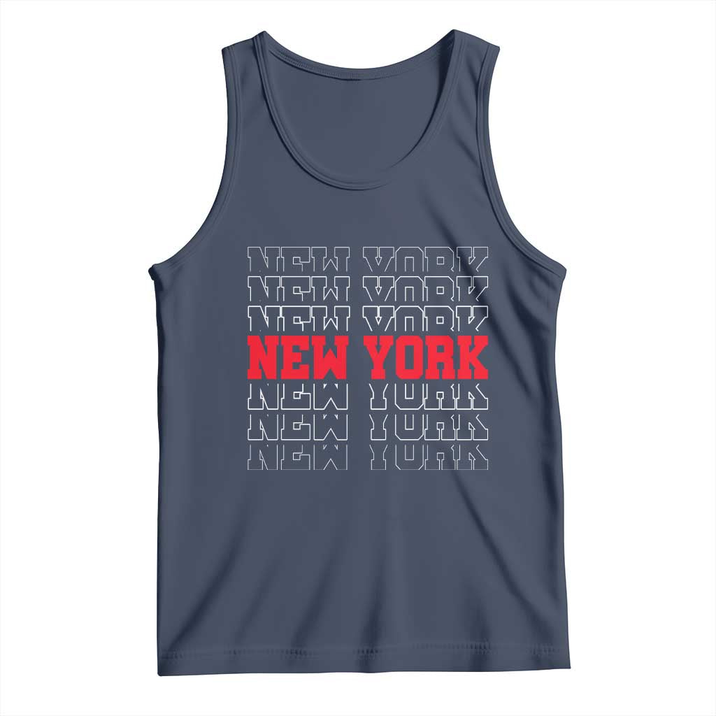 New York Vintage Tank Top State Pride Classic Throwback Design