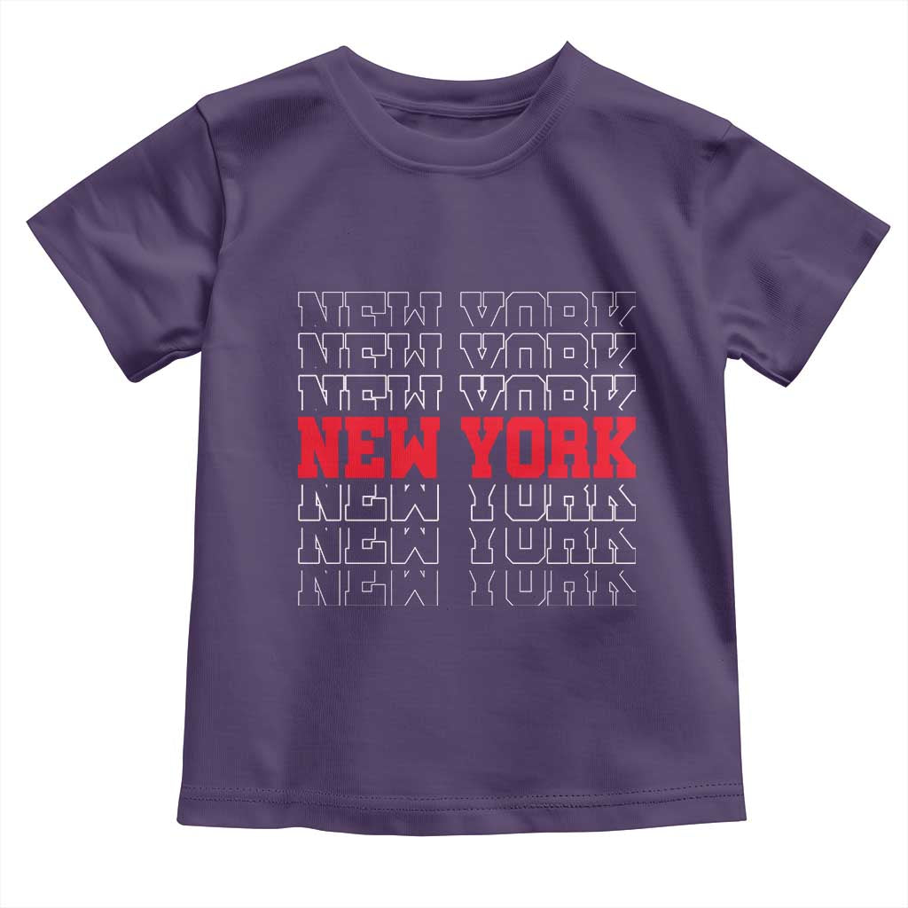 New York Vintage Toddler T Shirt State Pride Classic Throwback Design