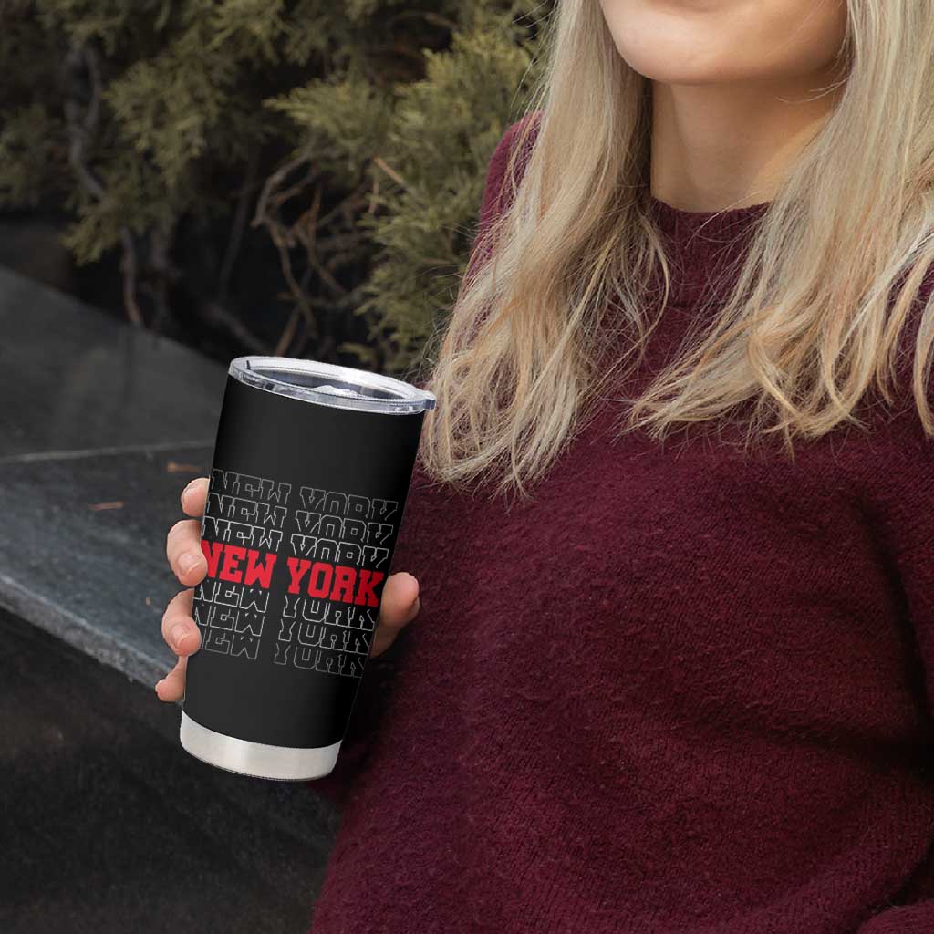 New York Vintage Tumbler Cup State Pride Classic Throwback Design