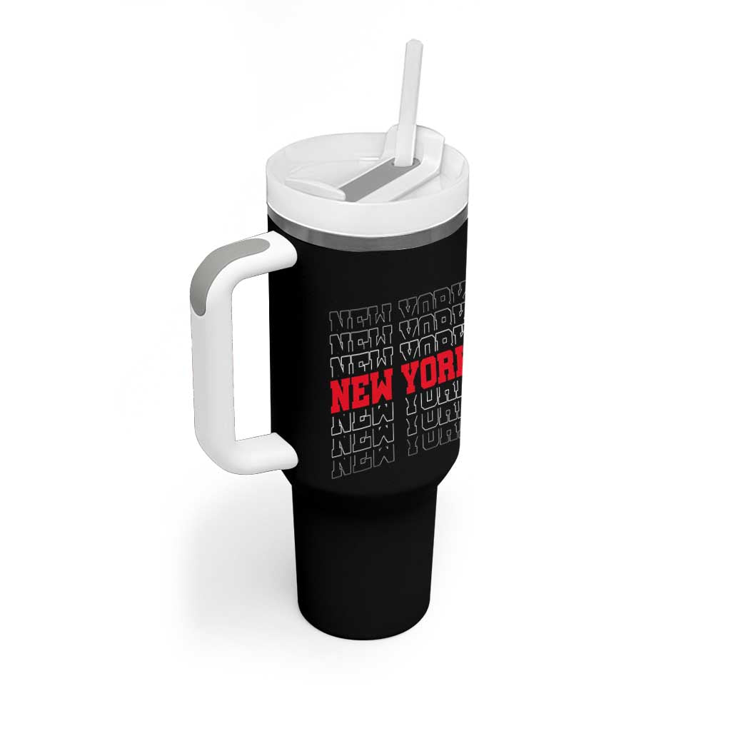 New York Vintage Tumbler With Handle State Pride Classic Throwback Design