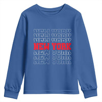 New York Vintage Youth Sweatshirt State Pride Classic Throwback Design
