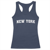 New York Vintage Varsity Sports Racerback Tank Top State Pride