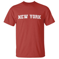 New York Vintage Varsity Sports T Shirt State Pride