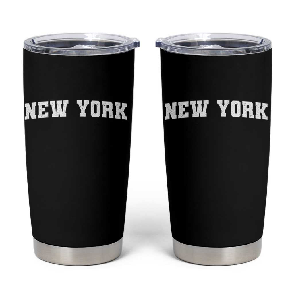 New York Vintage Varsity Sports Tumbler Cup State Pride