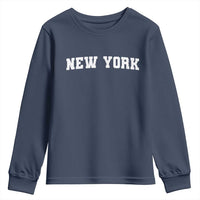 New York Vintage Varsity Sports Youth Sweatshirt State Pride