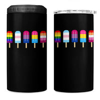 LGBT Rainbow Popsicles 4 in 1 Can Cooler Tumbler Summer Ice Cream LGBTQ Pride Ally - Wonder Print Shop