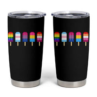 LGBT Rainbow Popsicles Tumbler Cup Summer Ice Cream LGBTQ Pride Ally - Wonder Print Shop