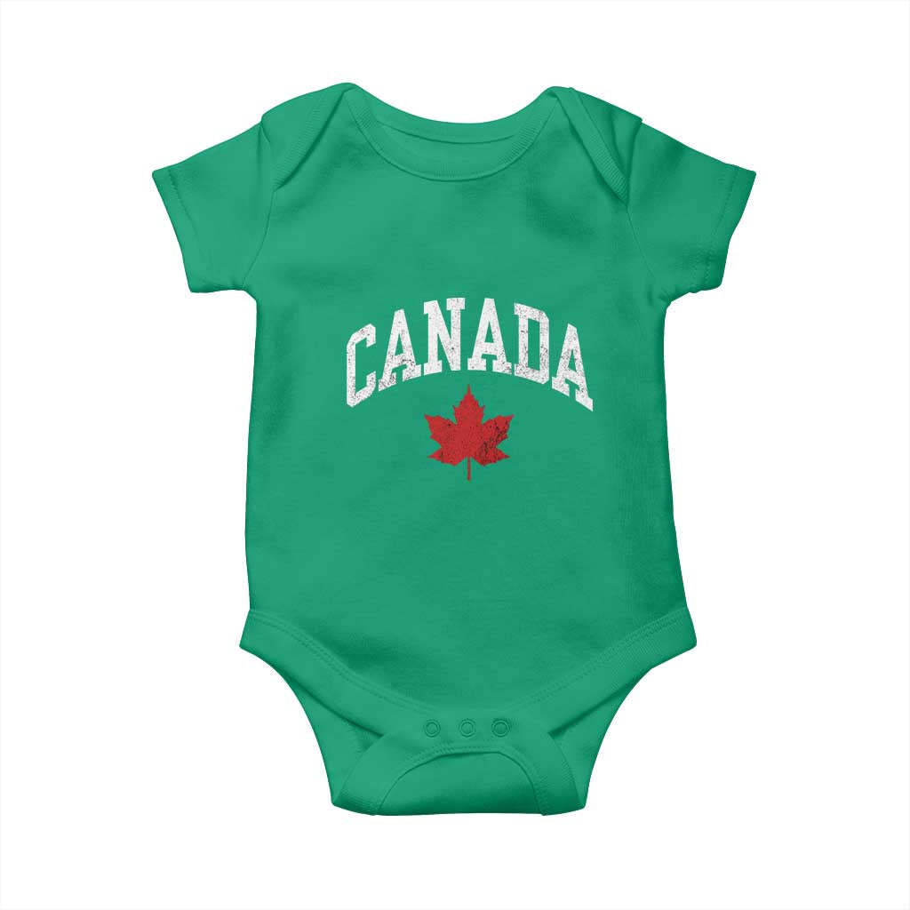 Canada Maple Leaf Baby Onesie Canadian Pride