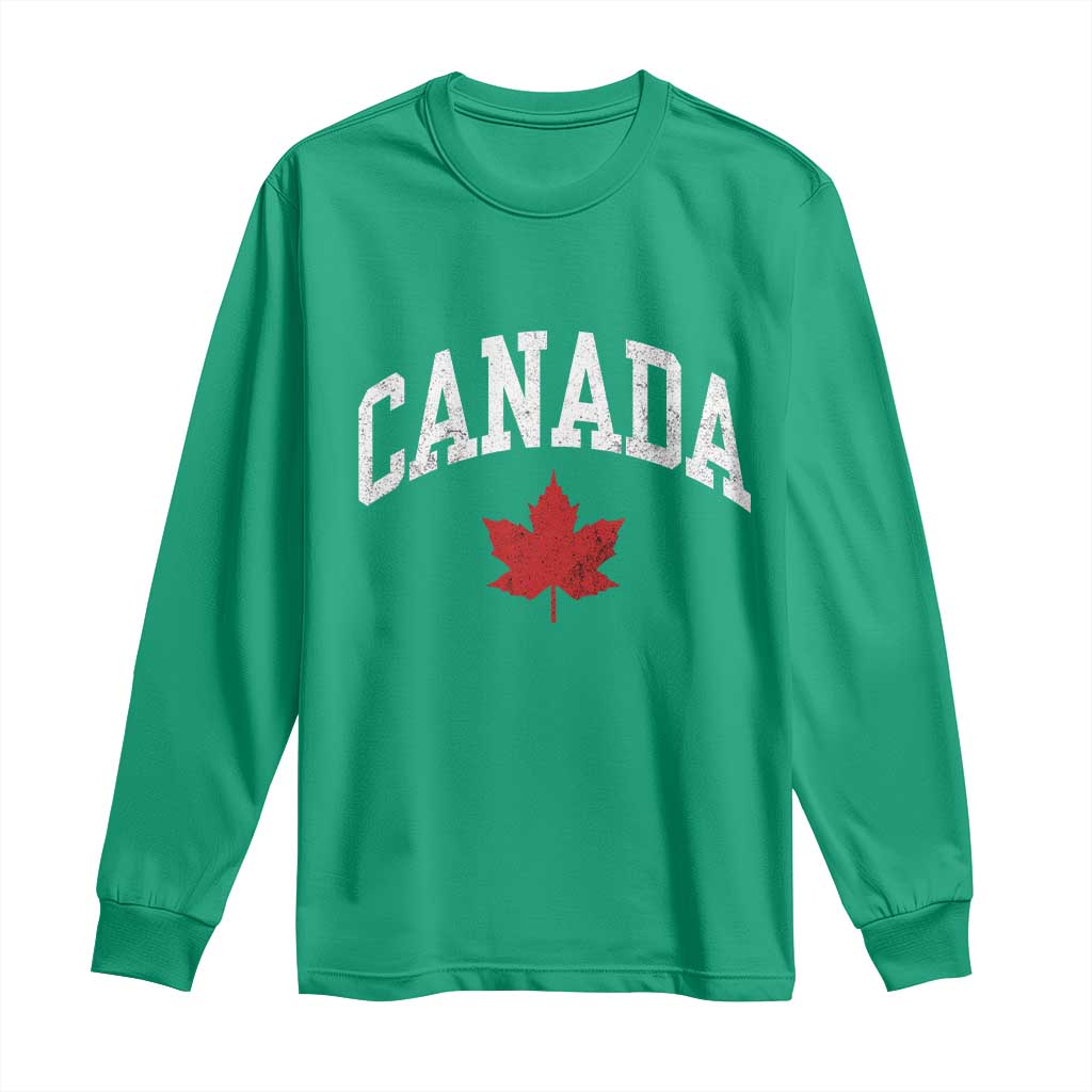 Canada Maple Leaf Long Sleeve Shirt Canadian Pride