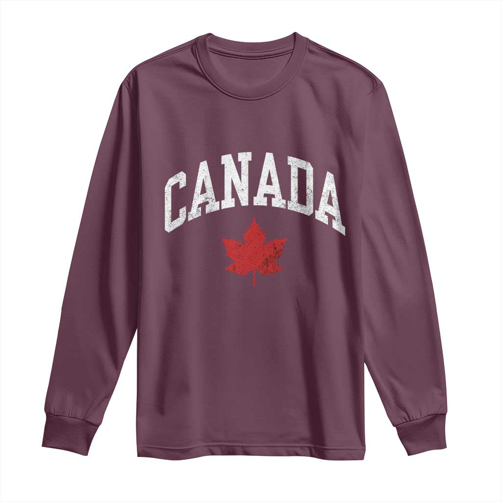 Canada Maple Leaf Long Sleeve Shirt Canadian Pride