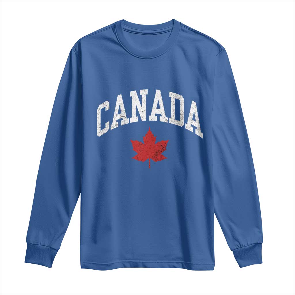 Canada Maple Leaf Long Sleeve Shirt Canadian Pride