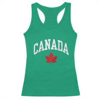 Canada Maple Leaf Racerback Tank Top Canadian Pride