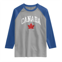 Canada Maple Leaf Raglan Shirt Canadian Pride