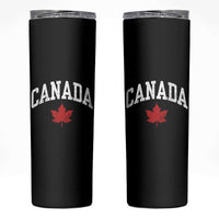 Canada Maple Leaf Skinny Tumbler Canadian Pride