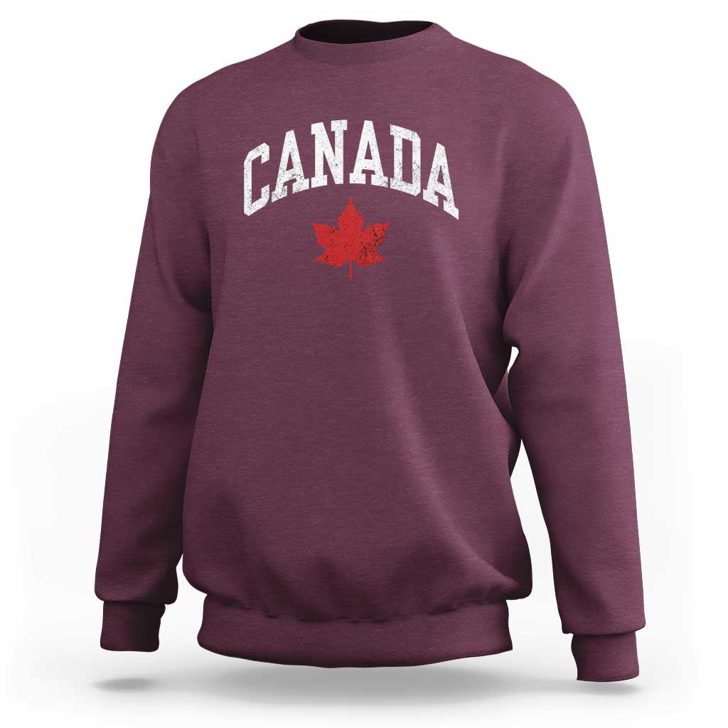 Canada Maple Leaf Sweatshirt Canadian Pride