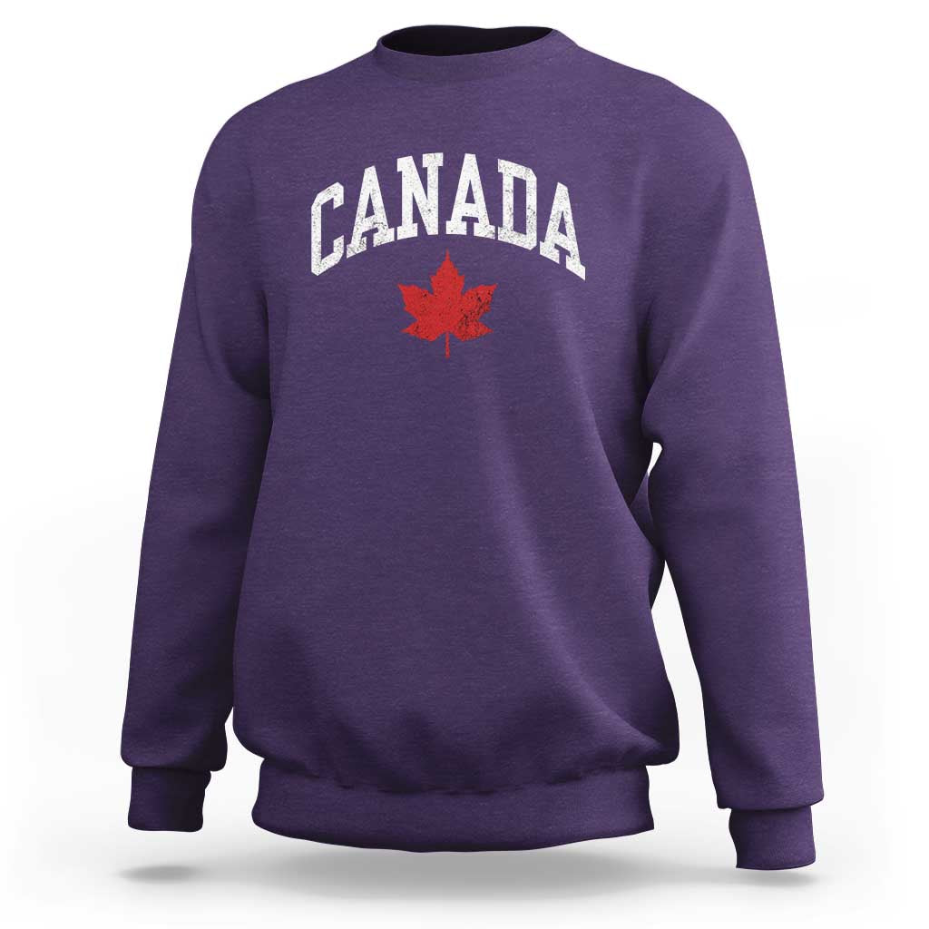 Canada Maple Leaf Sweatshirt Canadian Pride