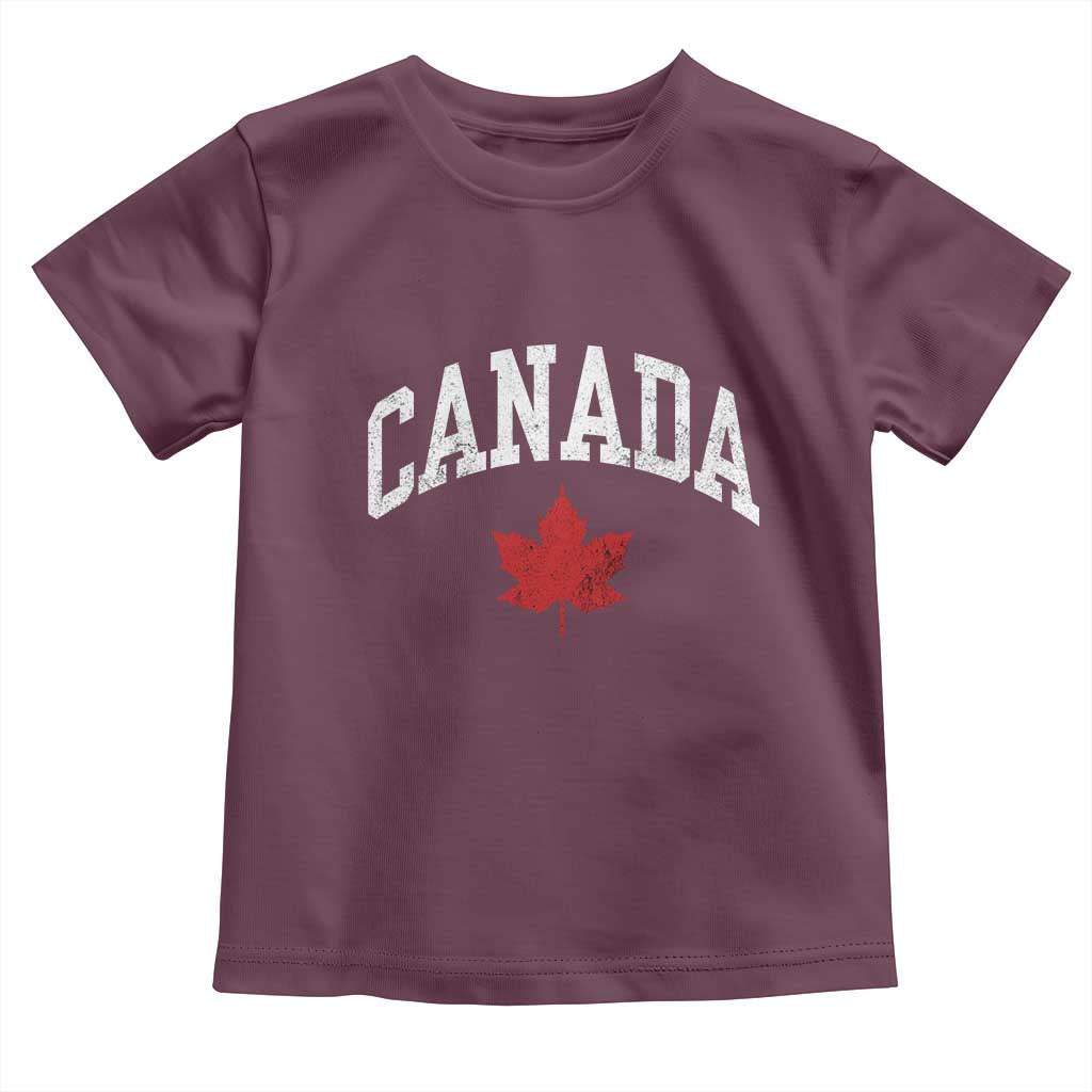 Canada Maple Leaf Toddler T Shirt Canadian Pride