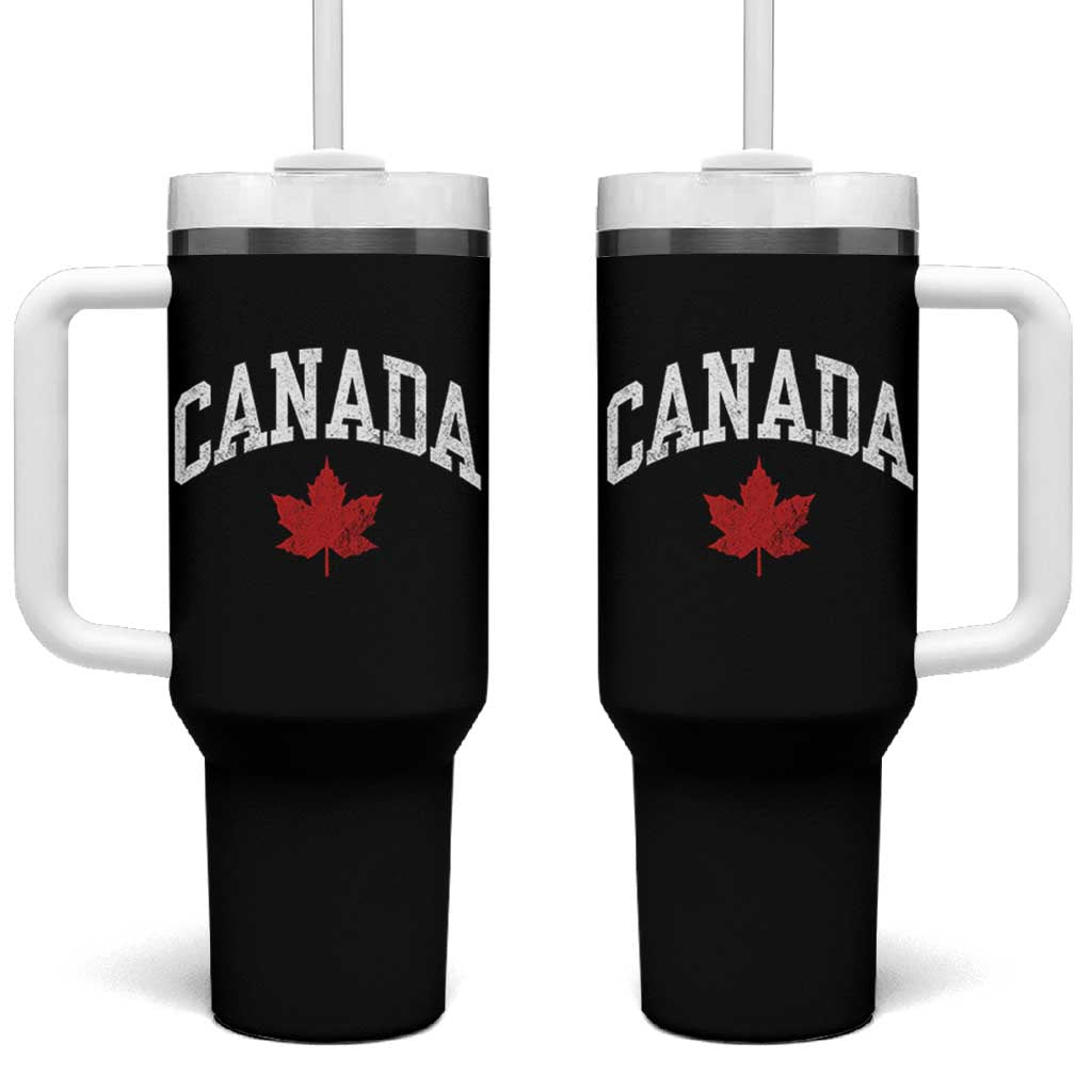 Canada Maple Leaf Tumbler With Handle Canadian Pride